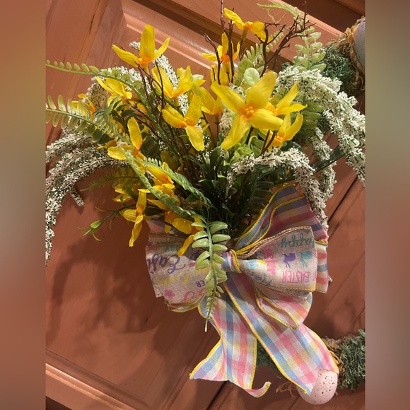 Easter Egg Wreath Homemade - Picture 4 of 4